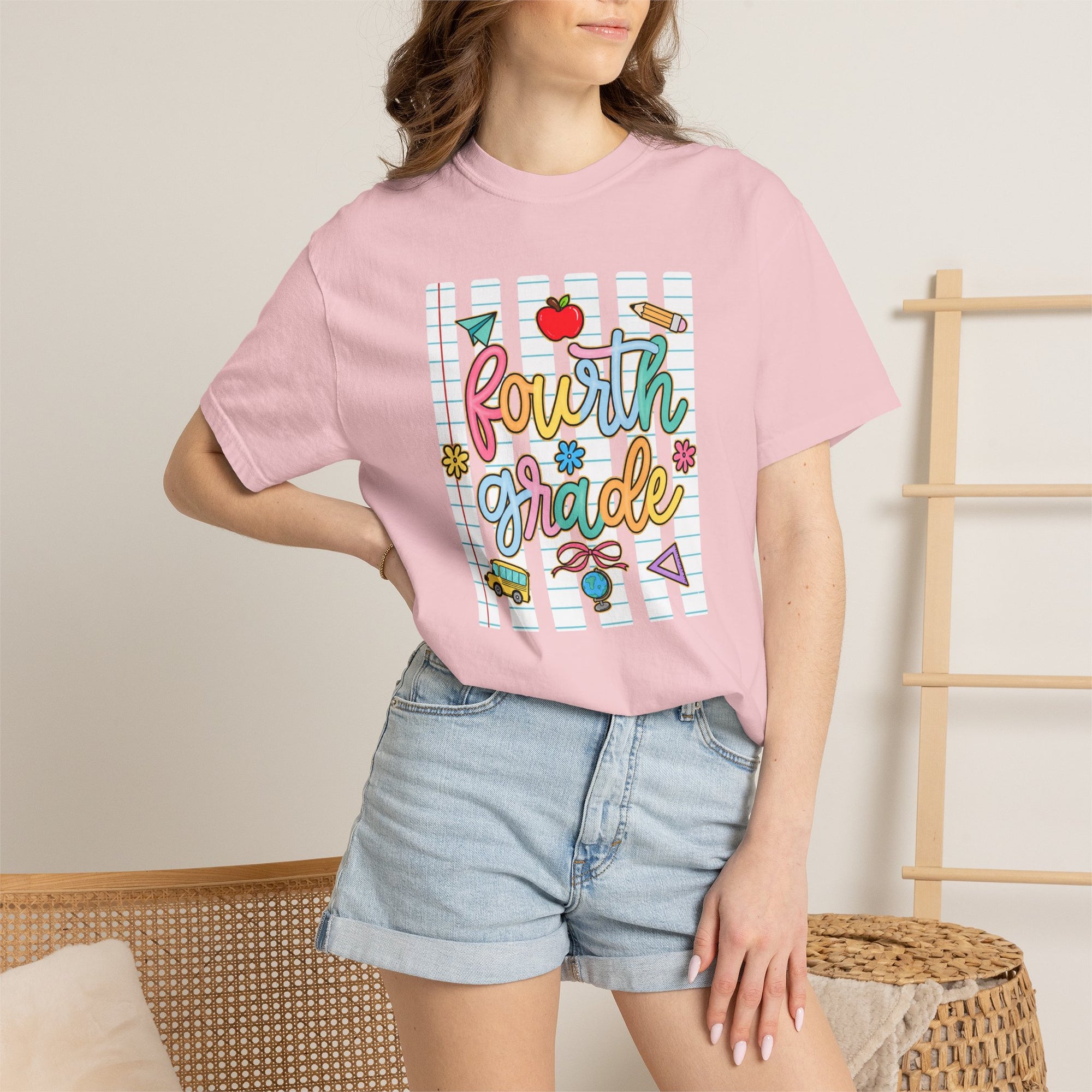 Personalized Back to School Comfort Colors® T-Shirt | Custom Grade Level Tee | First Day of School Shirt