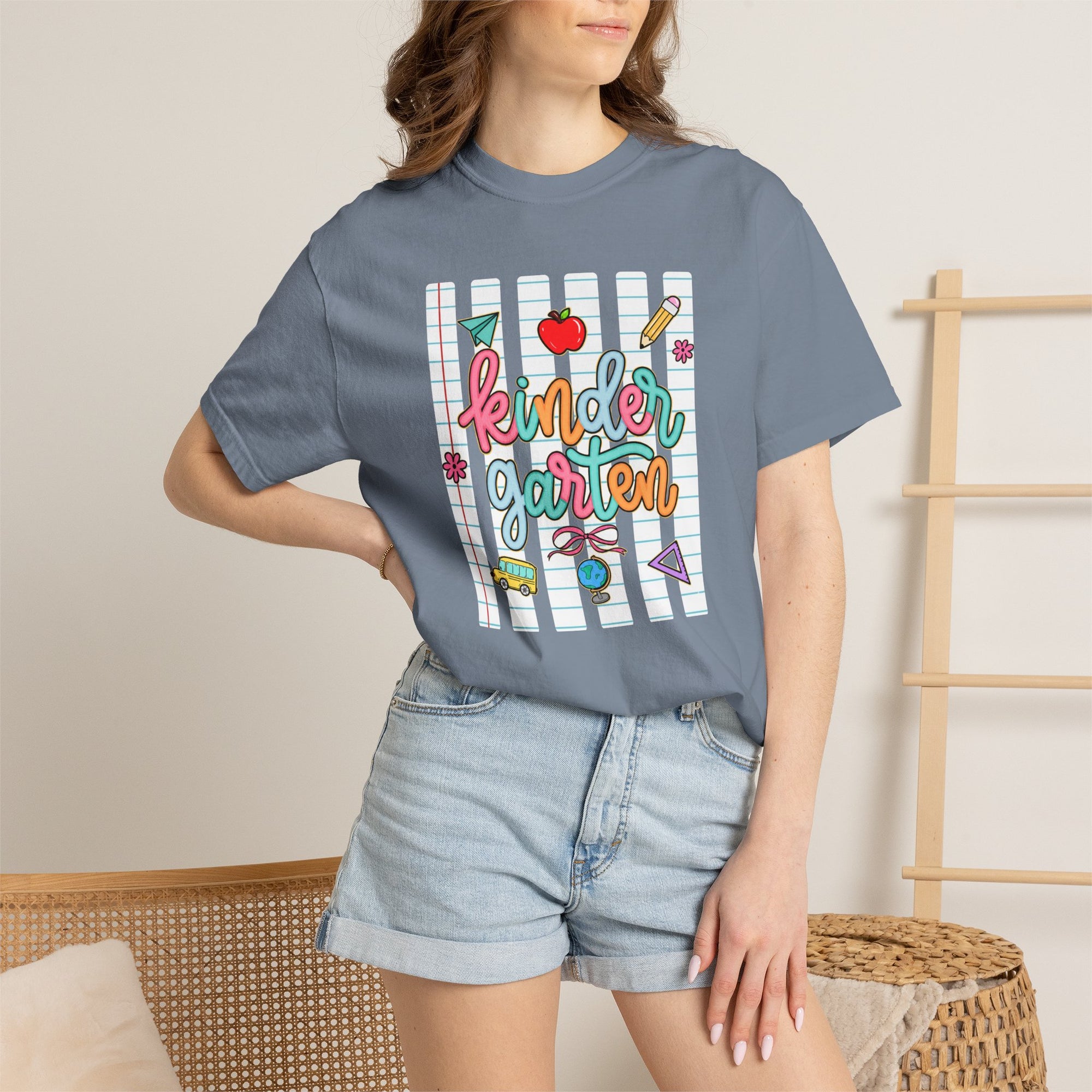 Personalized Back to School Comfort Colors® T-Shirt | Custom Grade Level Tee | First Day of School Shirt