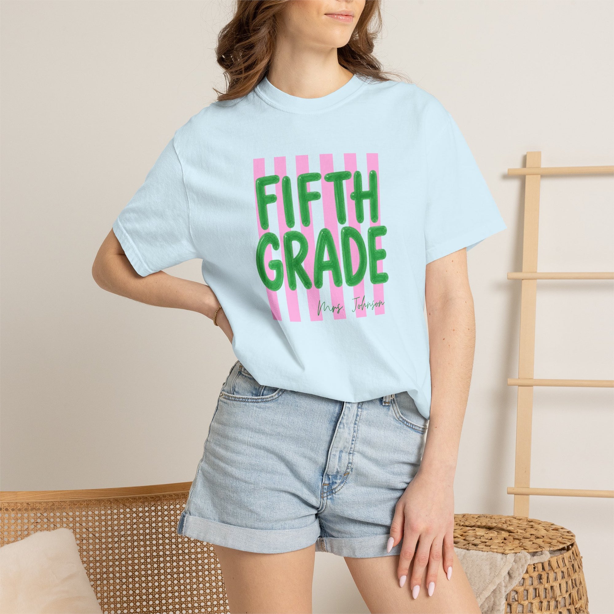 Personalized School Team Teacher Tee | Custom Name Graphic T-Shirt
