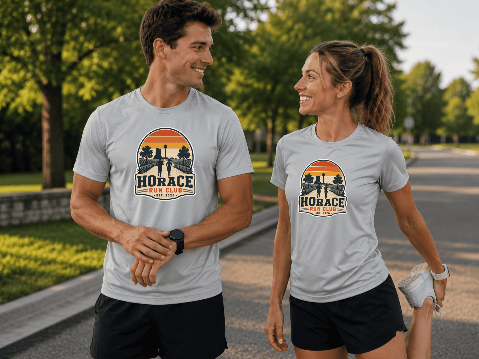 Horace Run Club Performance Tee | Moisture-Wicking Running Shirt