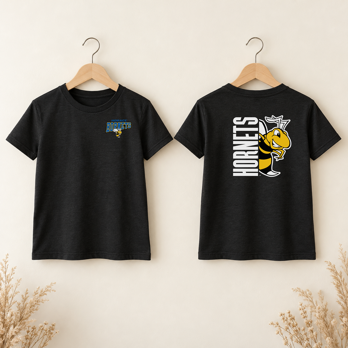 Horace Hornets Youth Front & Back | T-Shirts, Crewneck & Hoodie