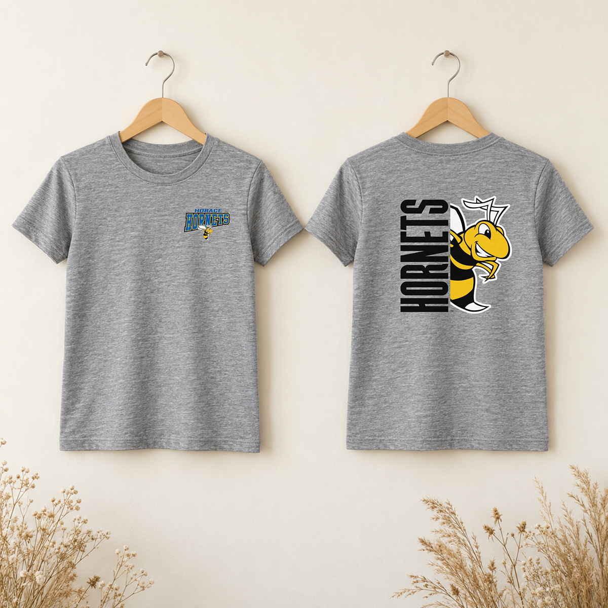 Horace Hornets Youth Front & Back | T-Shirts, Crewneck & Hoodie