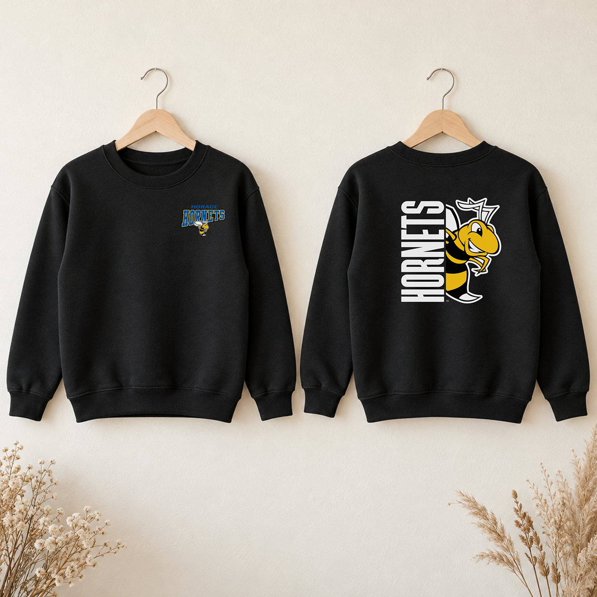 Horace Hornets Youth Front & Back | T-Shirts, Crewneck & Hoodie