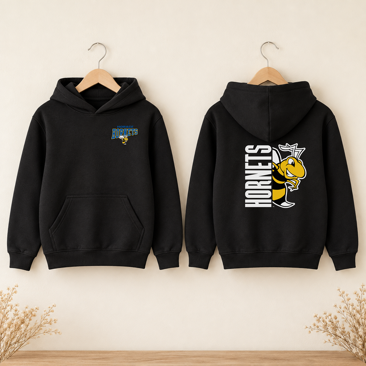 Horace Hornets Youth Front & Back | T-Shirts, Crewneck & Hoodie