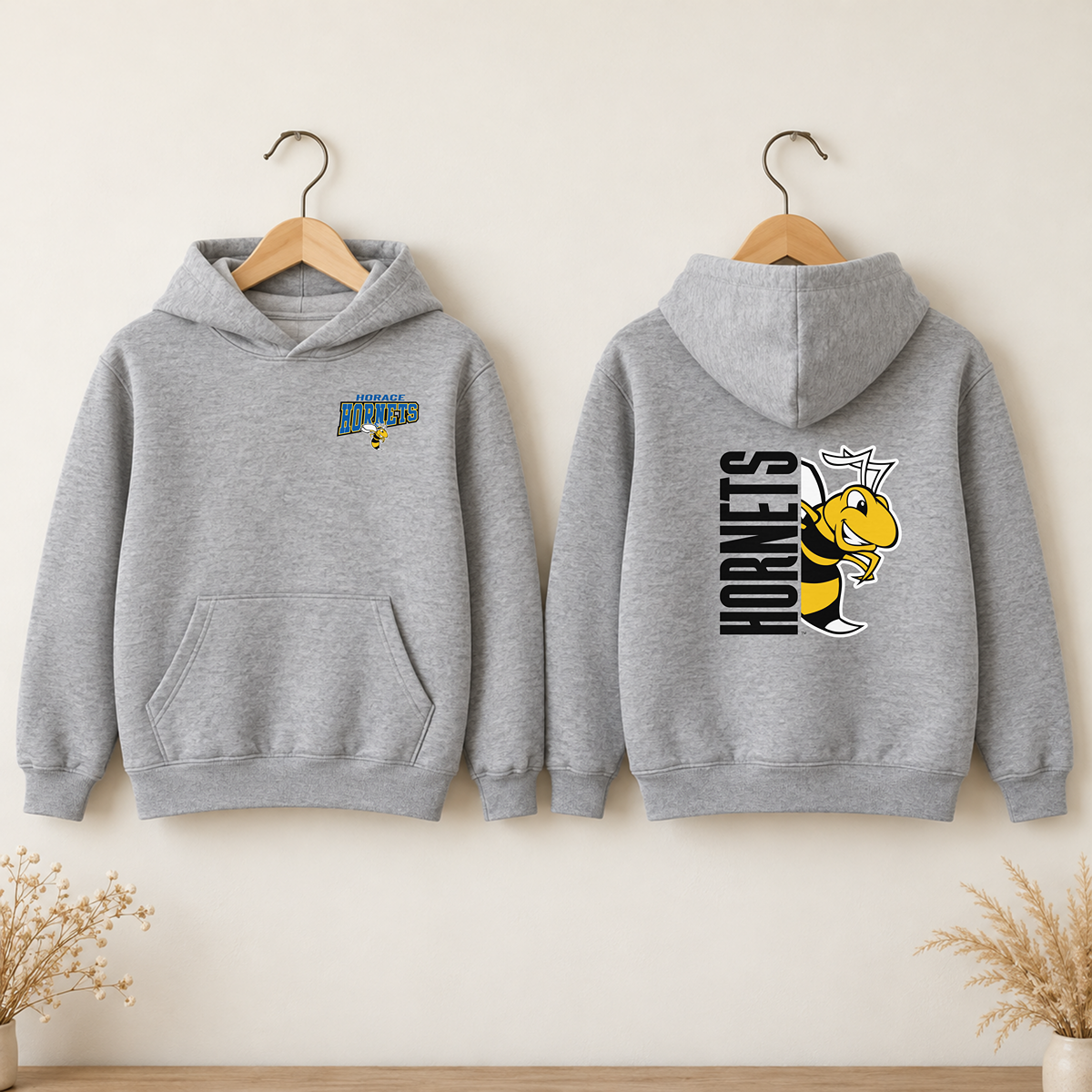 Horace Hornets Youth Front & Back | T-Shirts, Crewneck & Hoodie
