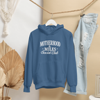 Motherhood & Miles Social Club Hoodie | Mom Running Sweatshirt | Gildan 18500 Hooded Sweatshirt