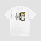 Meadowlark Leopard Striped Youth Tee, Fun Graphic Shirt for Kids, School Mascot Tshirt