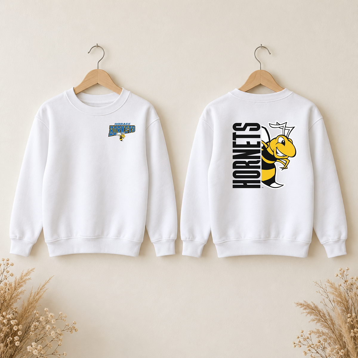 Horace Hornets Youth Front & Back | T-Shirts, Crewneck & Hoodie