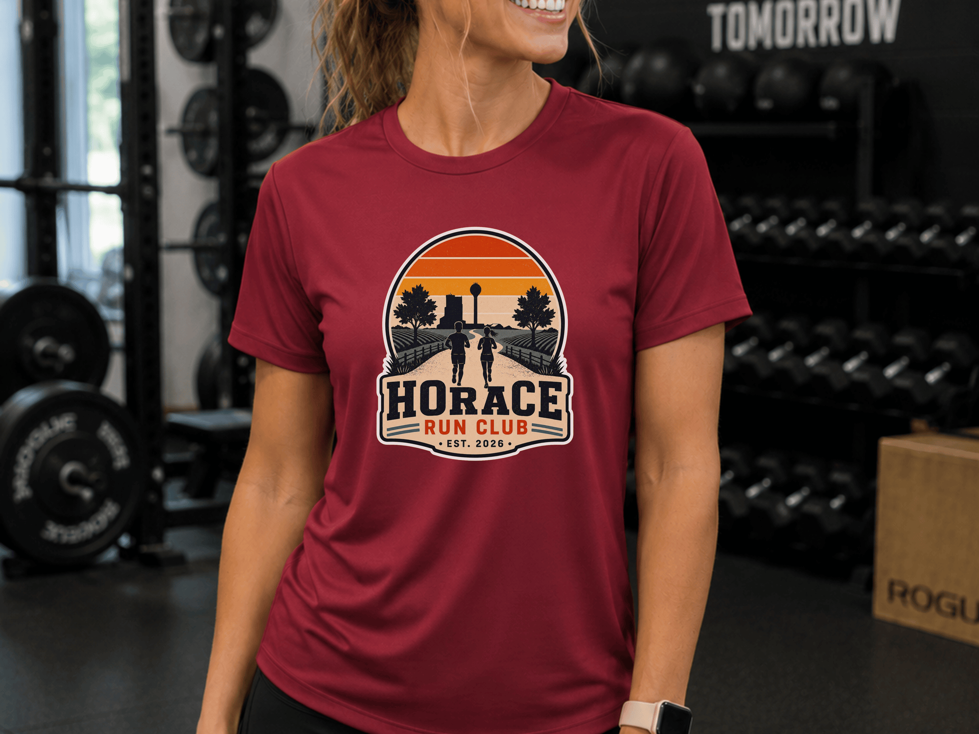 Horace Run Club Performance Tee | Moisture-Wicking Running Shirt