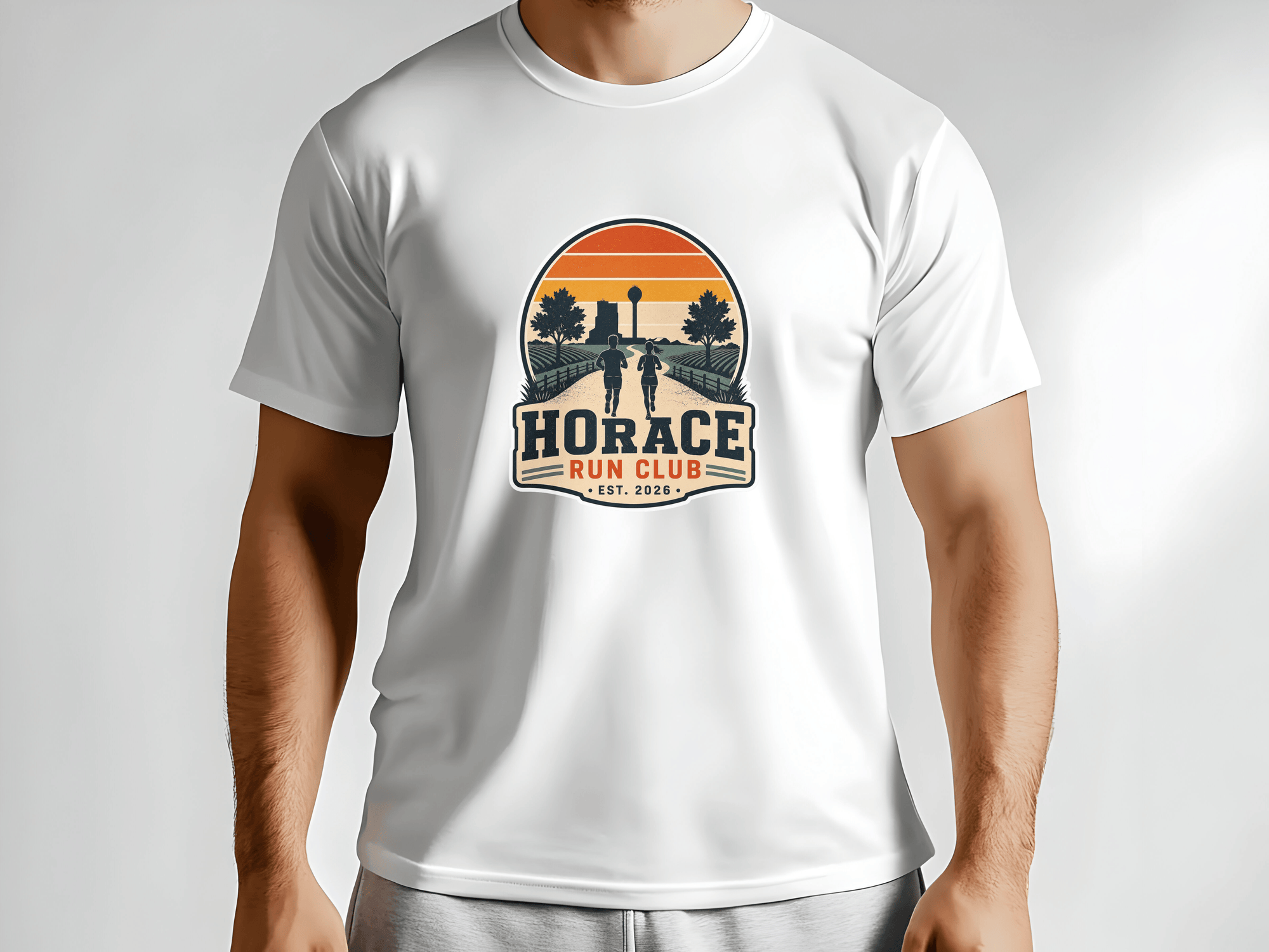Horace Run Club Performance Tee | Moisture-Wicking Running Shirt