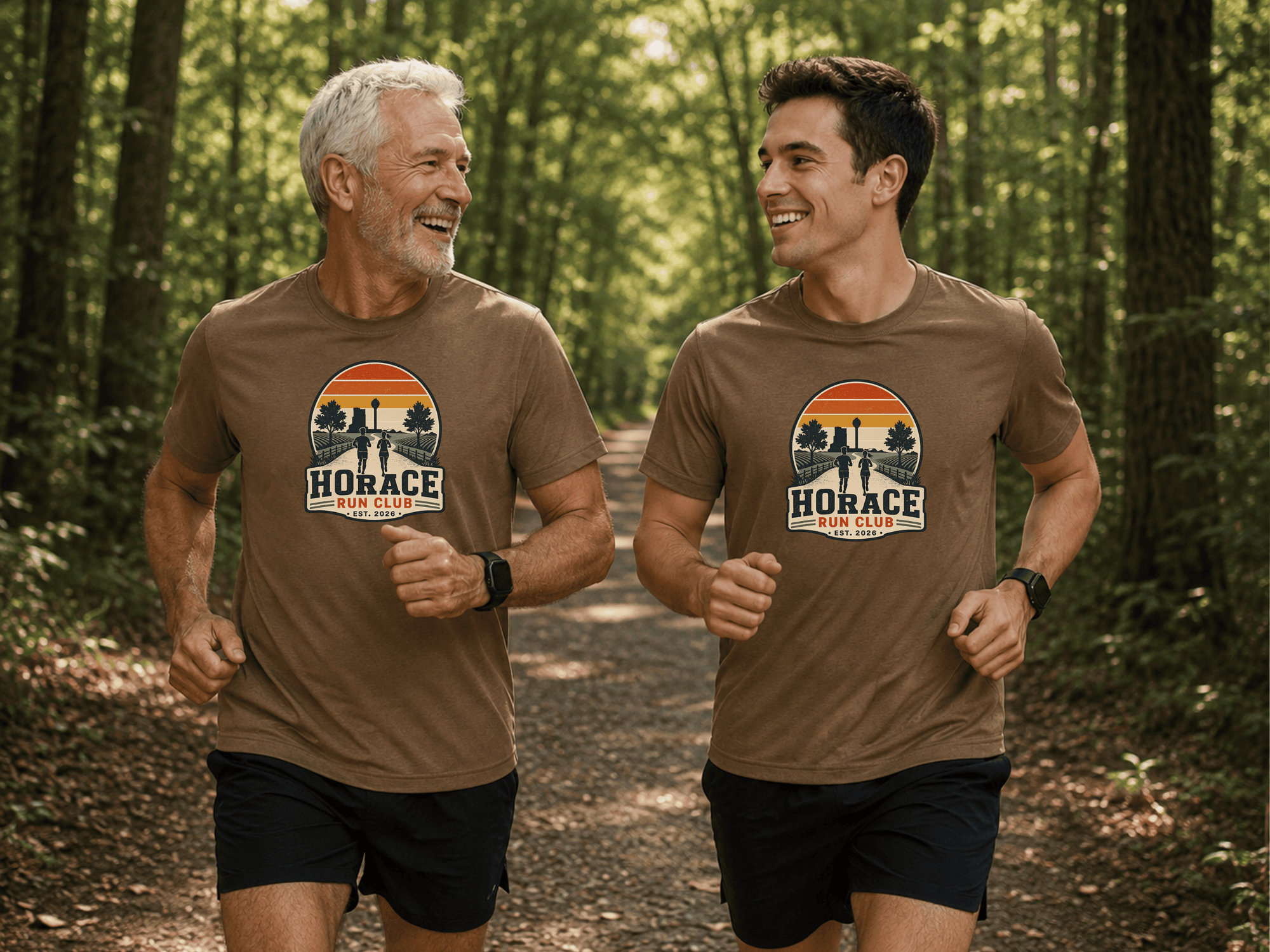 Horace Run Club Performance Tee | Moisture-Wicking Running Shirt